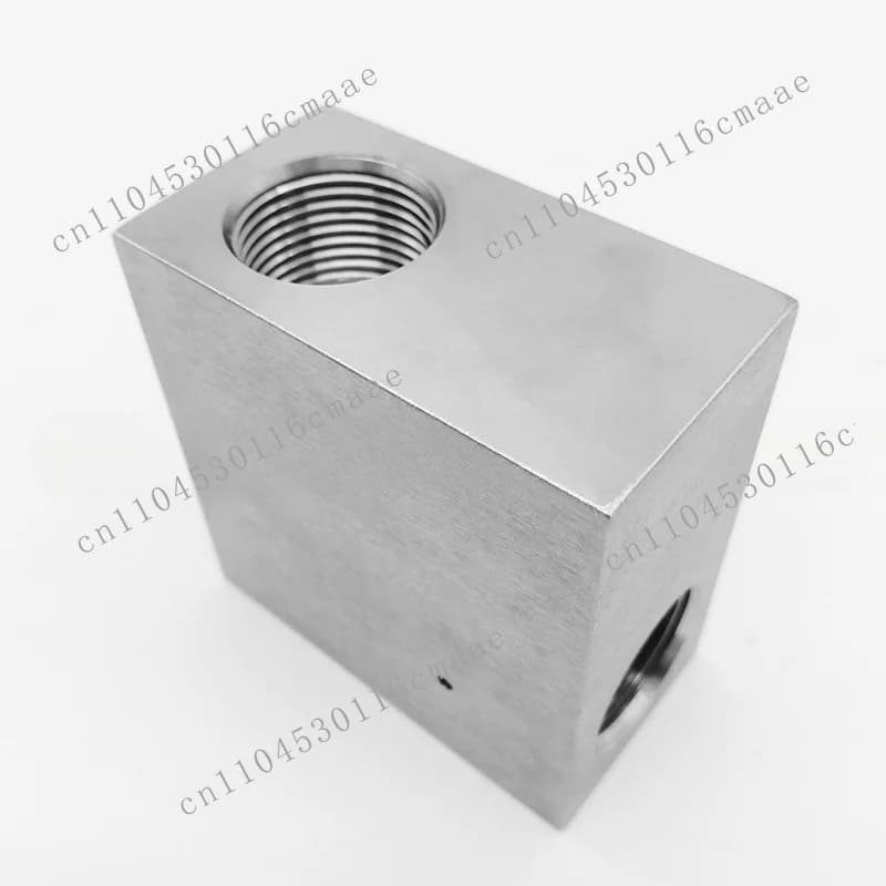 Right Angle Two-way, Compatible with Ultra-high Pressure Water Jet Cutting 3/8 High Pressure Pipe Bending Joint