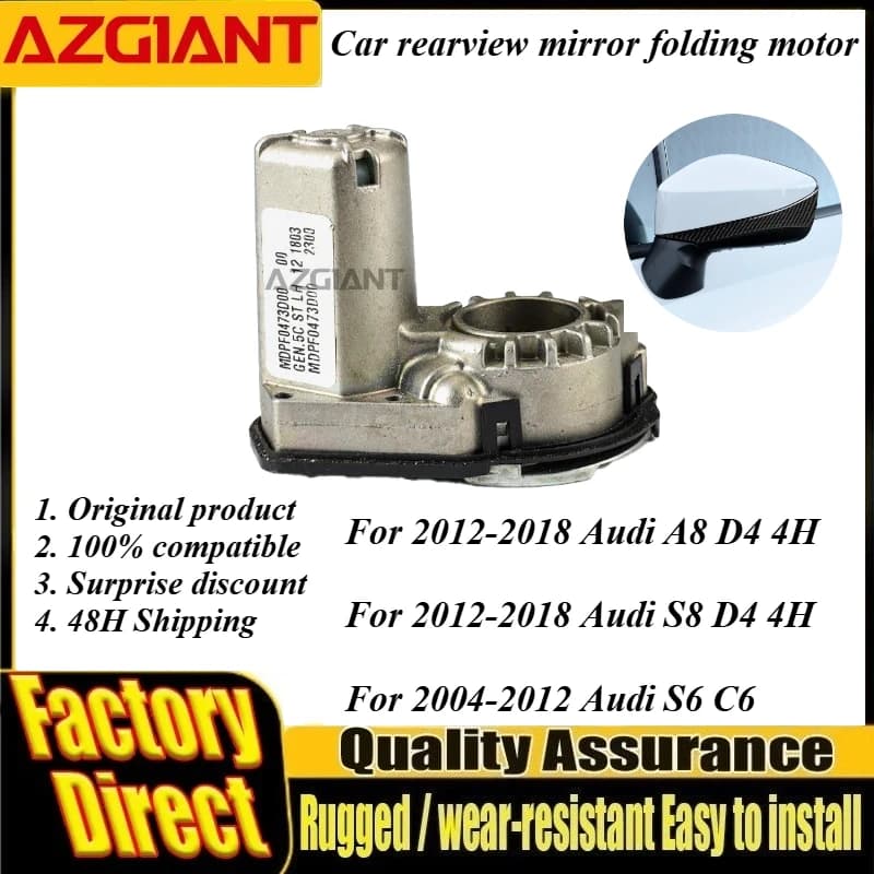 Azgiant Car Side Wing Mirror Folding module original For Audi A8 D4 4H 2012-2018 S4 B8 S5 automobil parts accessories