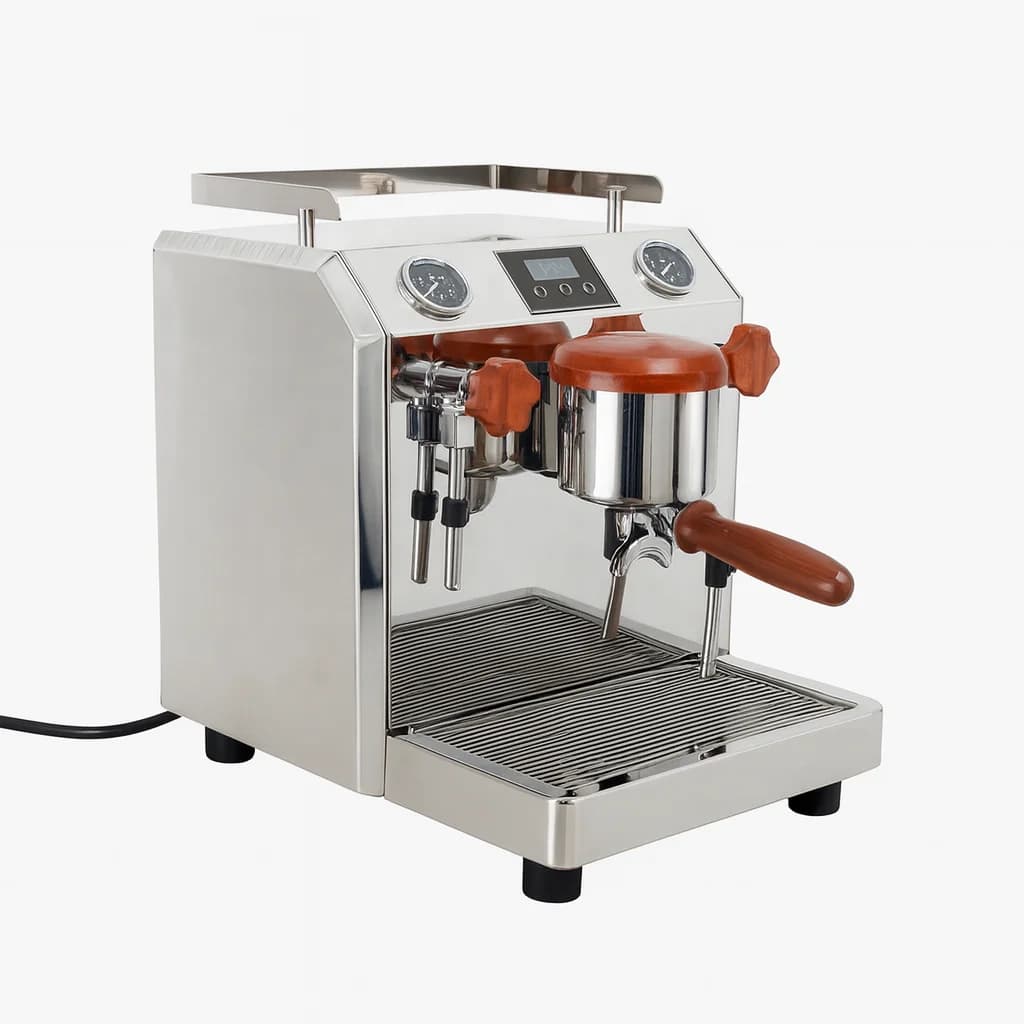 Premium Dual-Boiler Espresso Machine Rotary Pump Fast Heat-Up Powerful 4-Hole Steam Wand Barista-Level