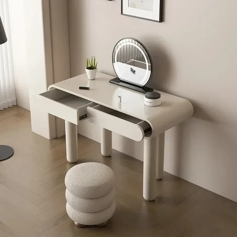 Modern Living Rooms Modern Vanity Table Storage Nordic Beauty Space Saving Dresser Bedroom Study Schminktisch Trendy Furniture