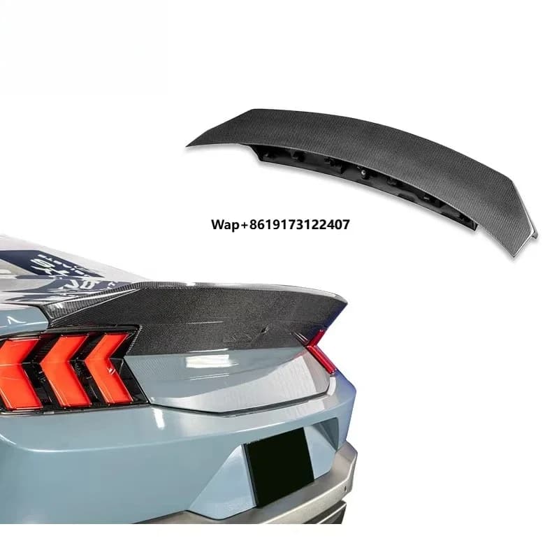 Carbon Fiber Rear Spoiler Suitable for 2024 Modified with High-quality GT Style Carbon Fiber Tail