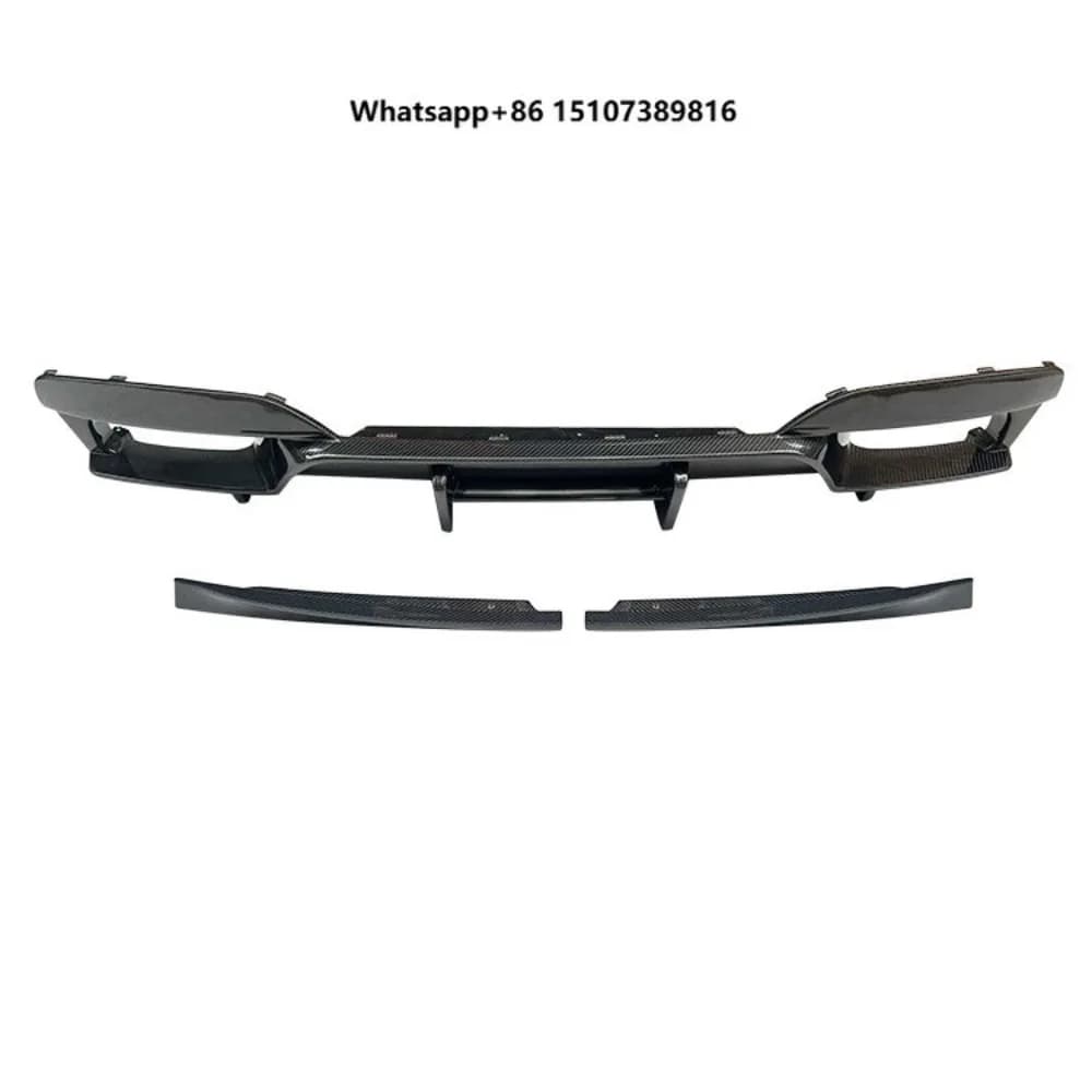 High Quality F06 F12 F13 PSM Style Carbon Fiber Body Kit Rear Diffuser Lip Bumper Spoiler Fit for M6 F06 F12 F13 2012-2018