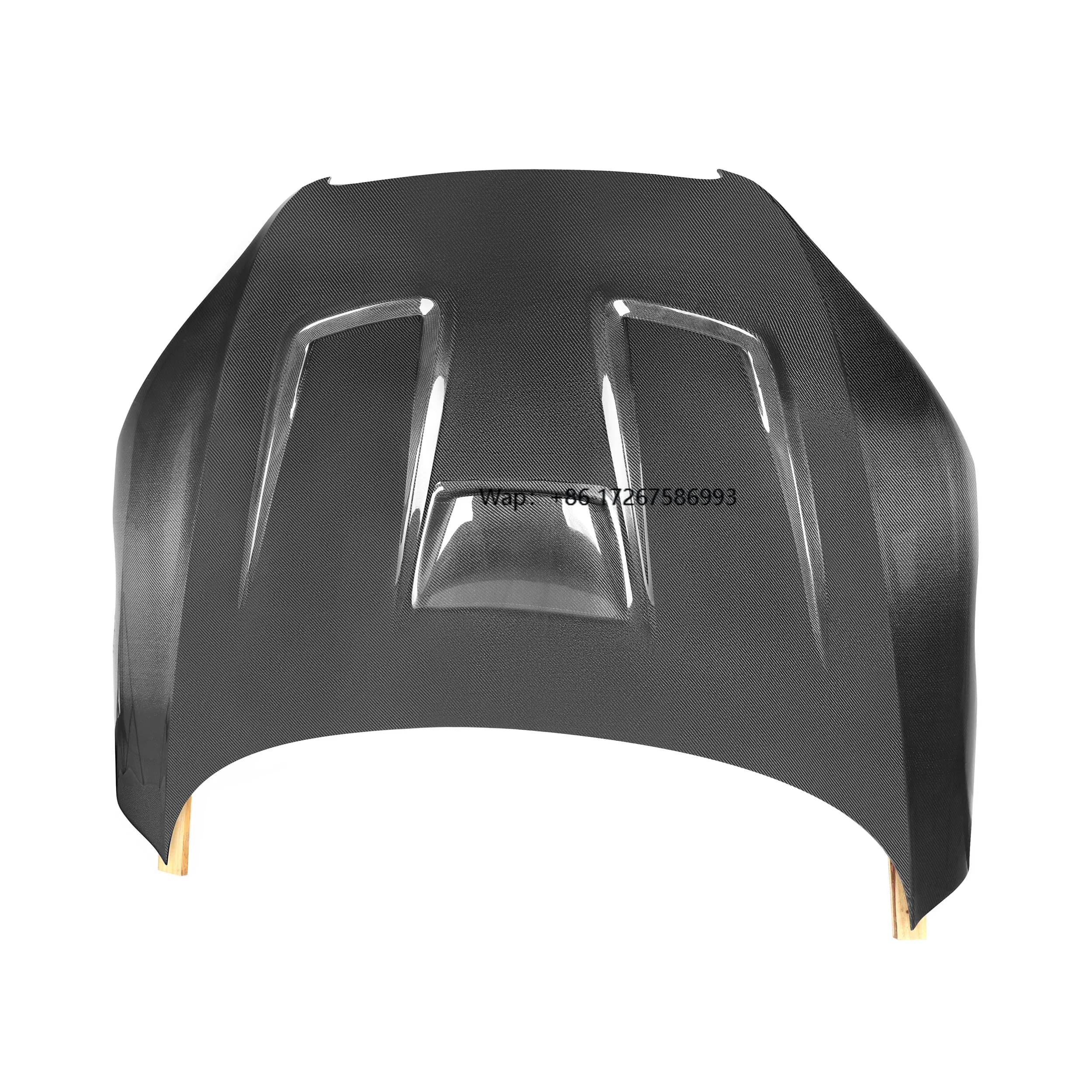 GAD Style Front Hood for  2011-2015 TT TTS TTRS Wet Carbon Fiber Engine Hood Car Replacement Parts