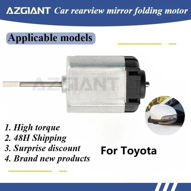For Toyota HIACE/Crown MK15/GranAce/Hilux Revo/Kluger MK3 Car Electric Folding Exterior Mirrors R L Motor FK140SA1E315 car parts