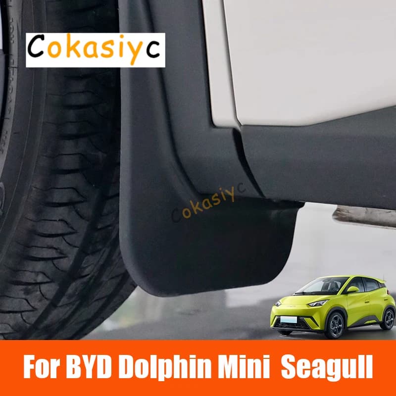 For BYD Dolphin Mini Seagull 2024 2025 2026 Car Accessories Mud Flaps Mudguards Fender Splash-proof Splash Guard Flap Auto Parts