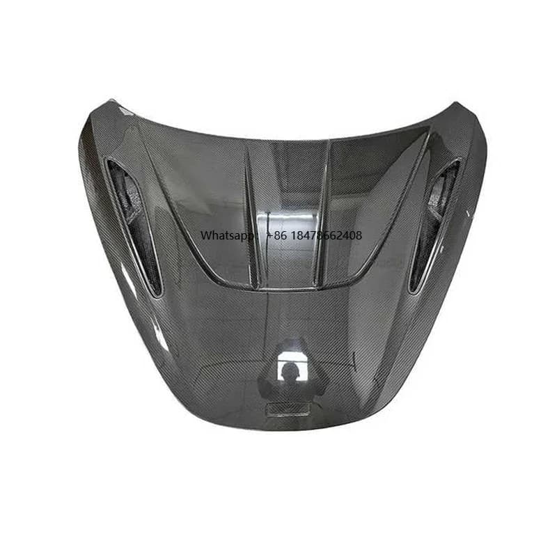 New Arrival Dry Carbon Front Engine Hood Bonnet Lid Cover for McLaren 720S R Style Bodykit