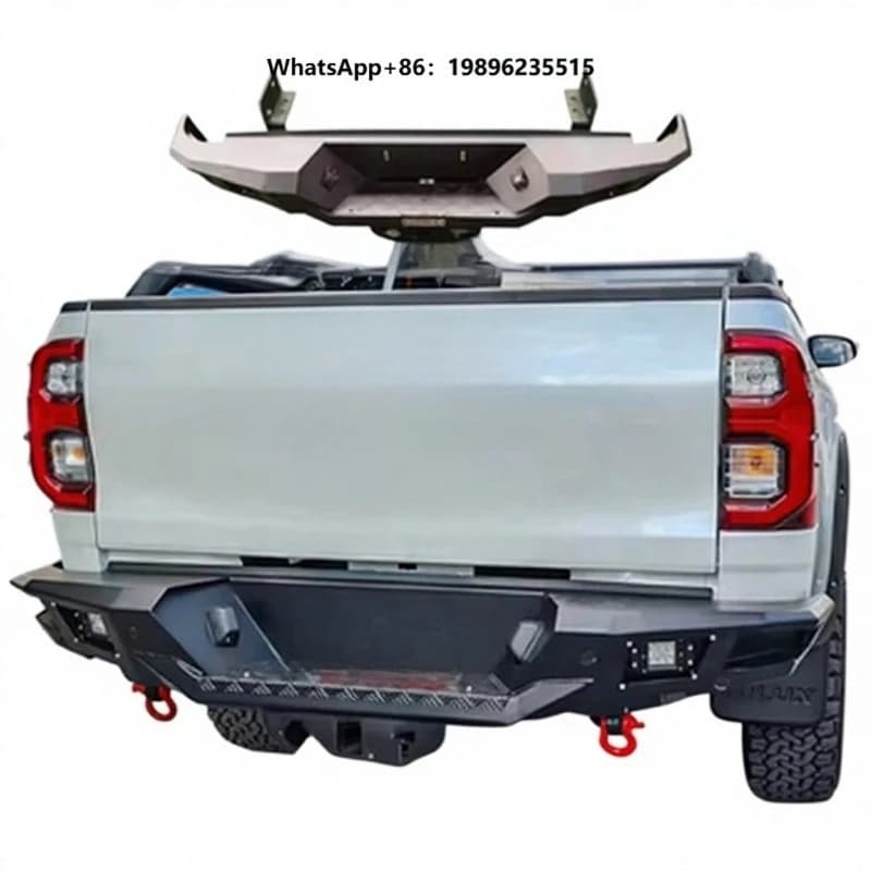 4x4  2022 Steel Car Real Bumpers Accesorios Para with LED Light Bumper Bar for 2015-2022
