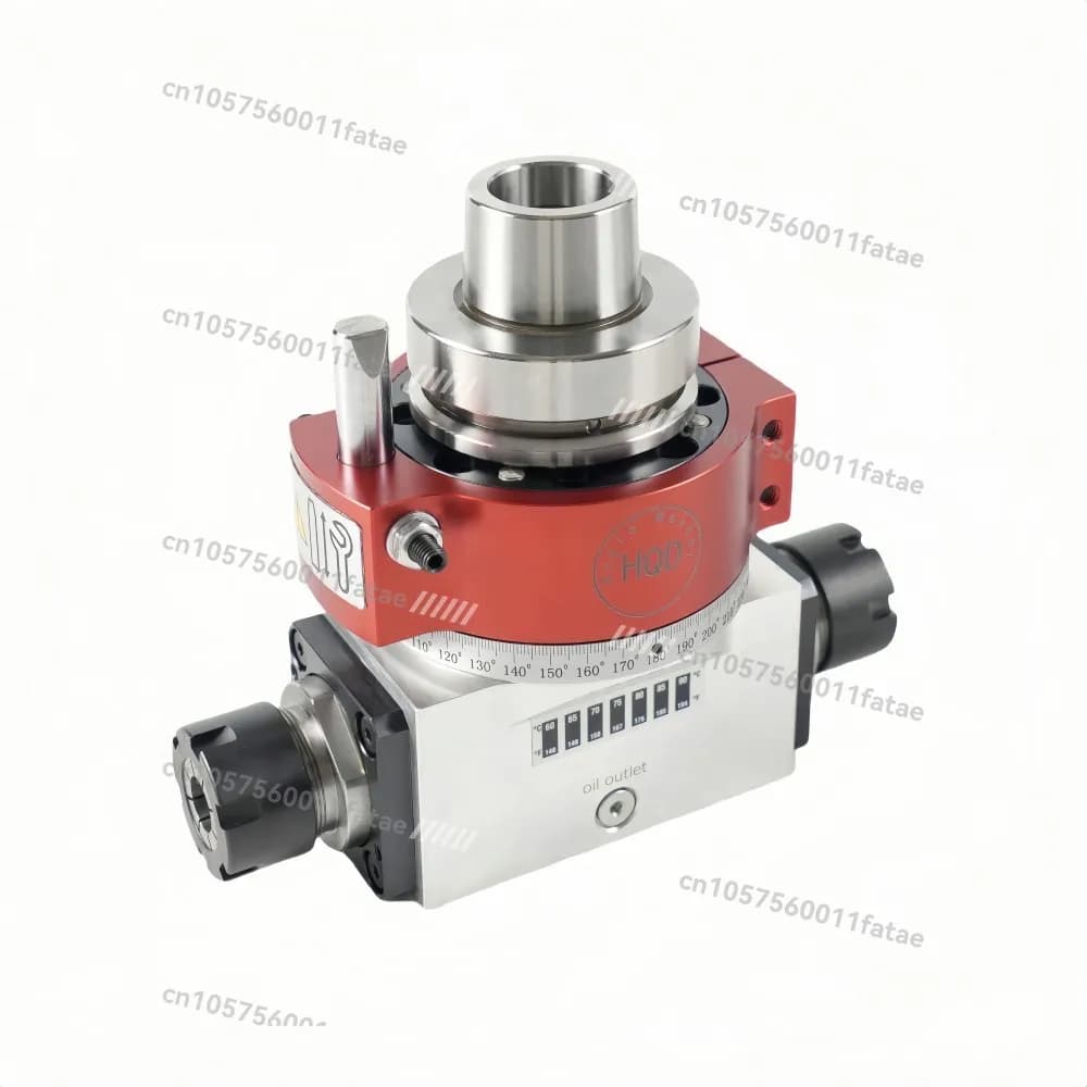 High-speed Corner Head Aggregate HSK63F Tool Holder ER25 Double-sided CNC ATC Spindle Motor