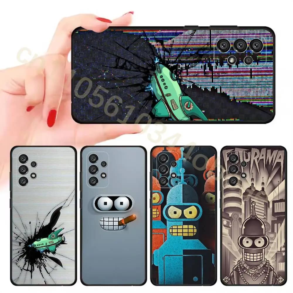 Futurama Anime B-Bender Phone Case for Samsung Galaxy A20,21s,22,31,32,52,71,80,A91,5G Colorful Cover Smartphone Pretty