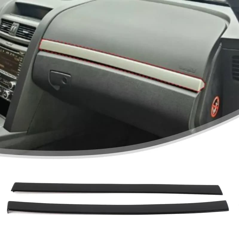 2pcs ABS Carbon Fiber For 2008-2009 Pontiac G8 Center Console Dashboard Decorative Trim Cover Stickers Car Interior  Accessories