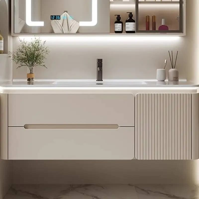 Mirror Luxury Bathroom Storage Cabinet Cozy White Hotel Bathroom Storage Cabinet Display Luxury Muebles Para Hogar Furniture