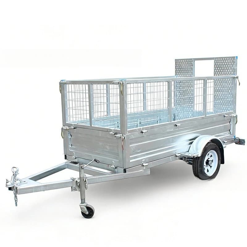 Export mesh fence tool trailer, traction fence rain cloth trailer, luggage tool trailer