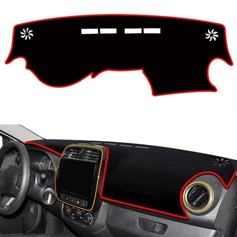 For Renault Kwid E-Tech City K-ZE Dacia Spring 2016-2023 Dashmat Dashboard Cover Pad Mat Sunshade Protect Carpet Car Accessories