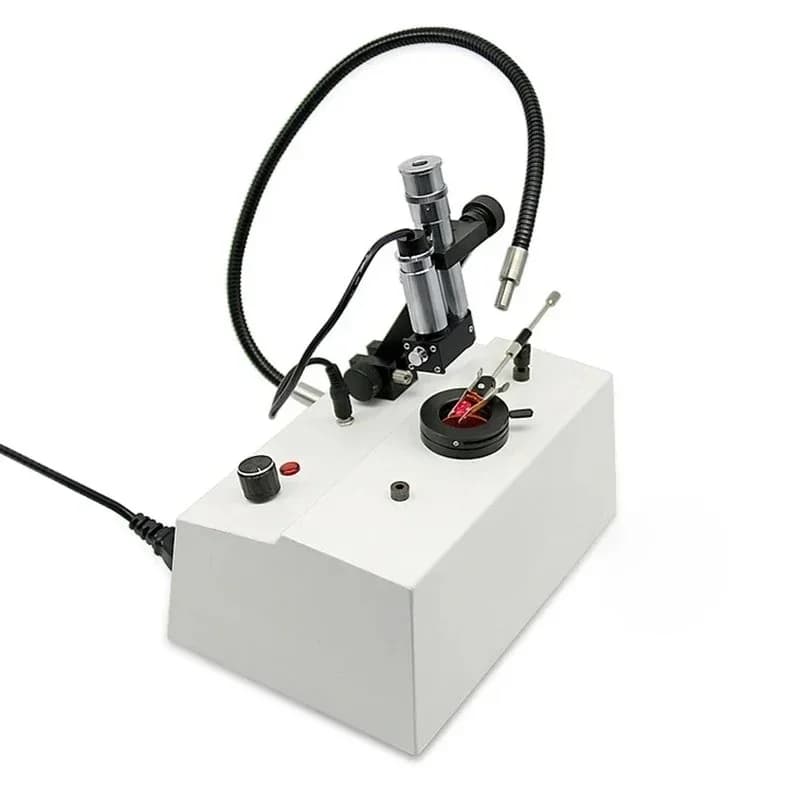 Gemstone identification absorption spectra analysis instrument prism type optical spectroscope with digital readout
