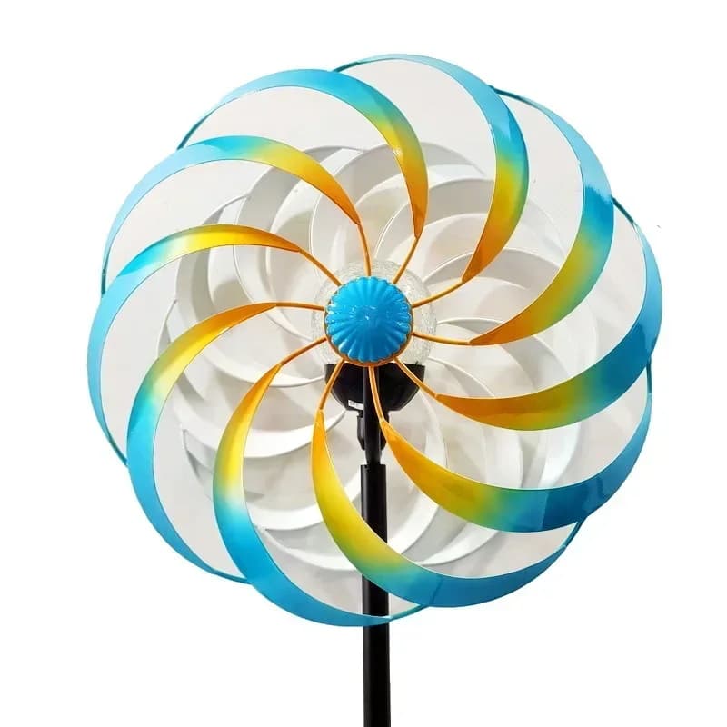 Garden villa sets, props, simple windmills, installations, outdoor wrought iron color windmills