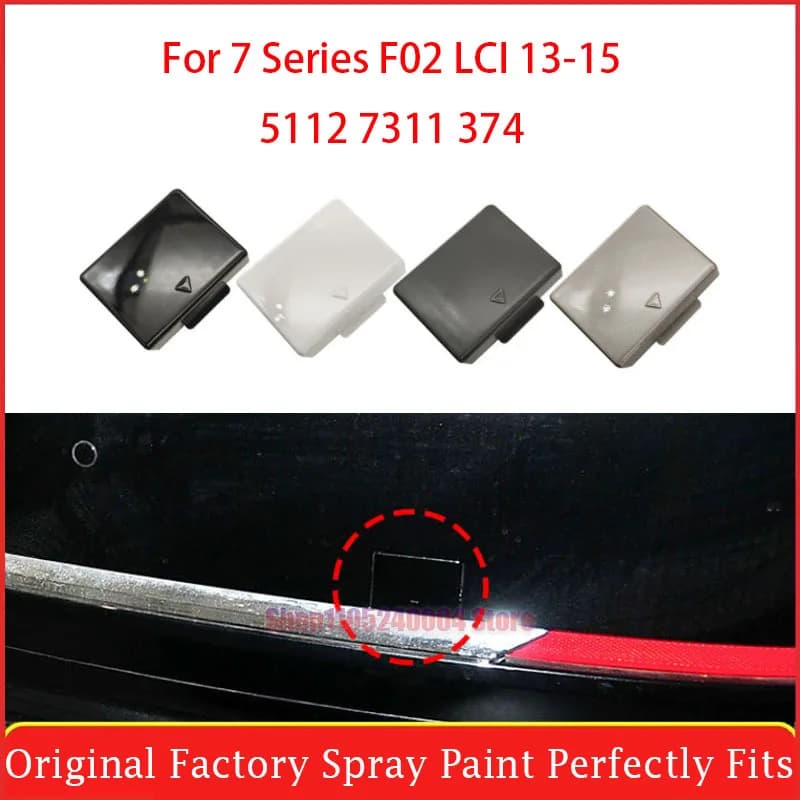 For BMW 7 Series F02 Rear Tow Hook Cover Primed ABS Plastic For All Models 2013-2014-2015 51127311374