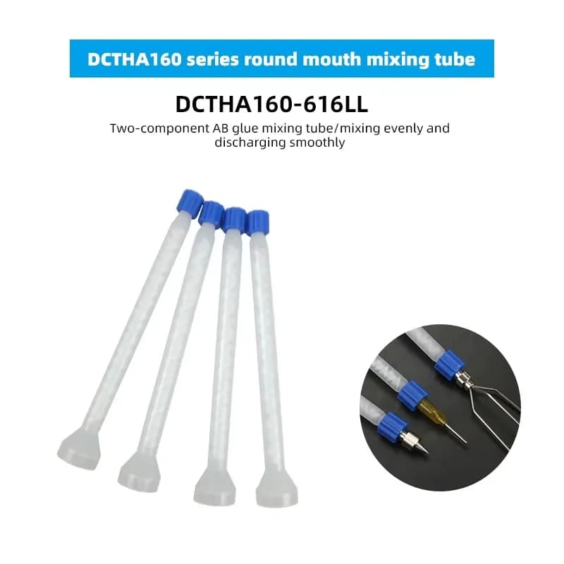 DCTHA160-616LL Static Mixer Tube – 1000-Piece Full-Box Sales with Mixing Nozzle