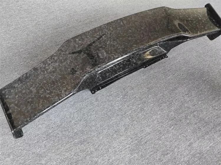 V Style Autoclave Carbon Fiber Single Deck Rear Spoiler Big Wing for 2014-2018 for High Quality Car Exterior