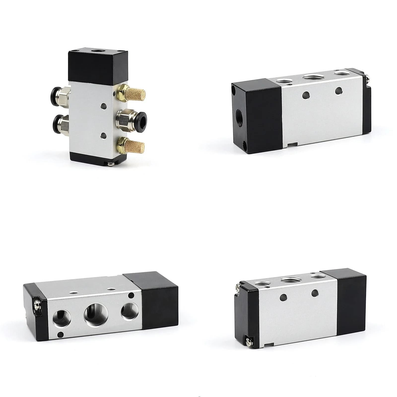 4A110‑06 4A210‑08 310‑10 4A220‑08 Two‑Position Five‑Way Pneumatic Valve Single‑Control Double‑Head Air Directional Control Valve