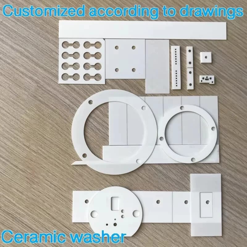 Two Hole Alumina Ceramic Tube OD1-8mm High Temperature Resistant Hollow Pipe Thermocouple Protection Sleeve
