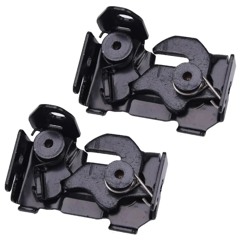 2X Front Lower L & R Hood Safety Catch Latch Lock 2048800260 for Mercedes-Benz W204 W207 W212 C E G Class 2008-2017