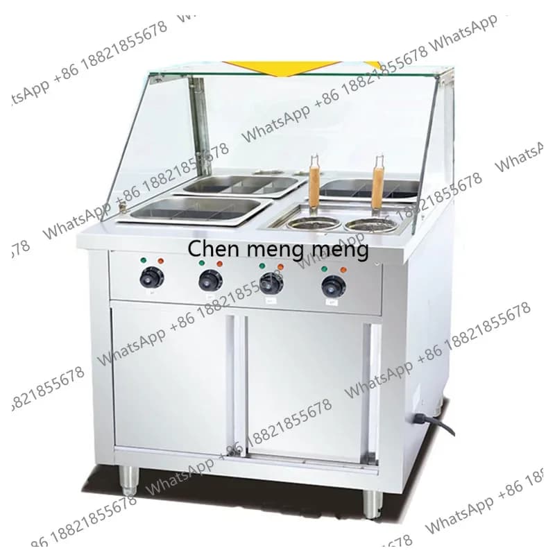 Vertical Electric Heating Convenience Store Multi-Use Spicy Hot Pot Oden Cooking Machine