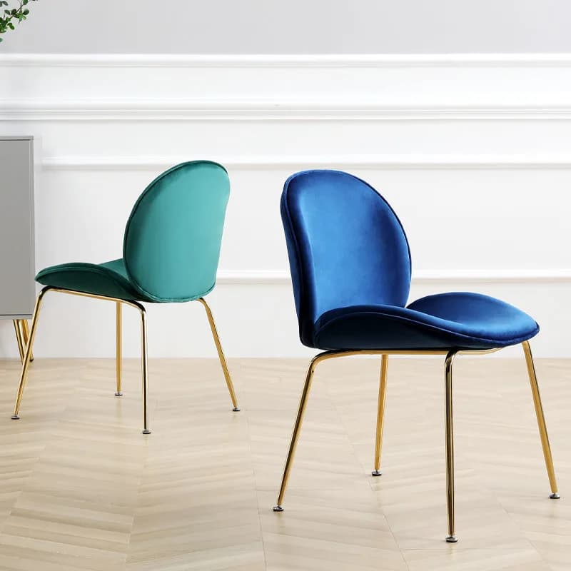 Nordic Stylish Dining Chairs Elegant Wood Modern Foldable Accent Dining Chairs Designer Restaurant Sillas De Comedor Furniture