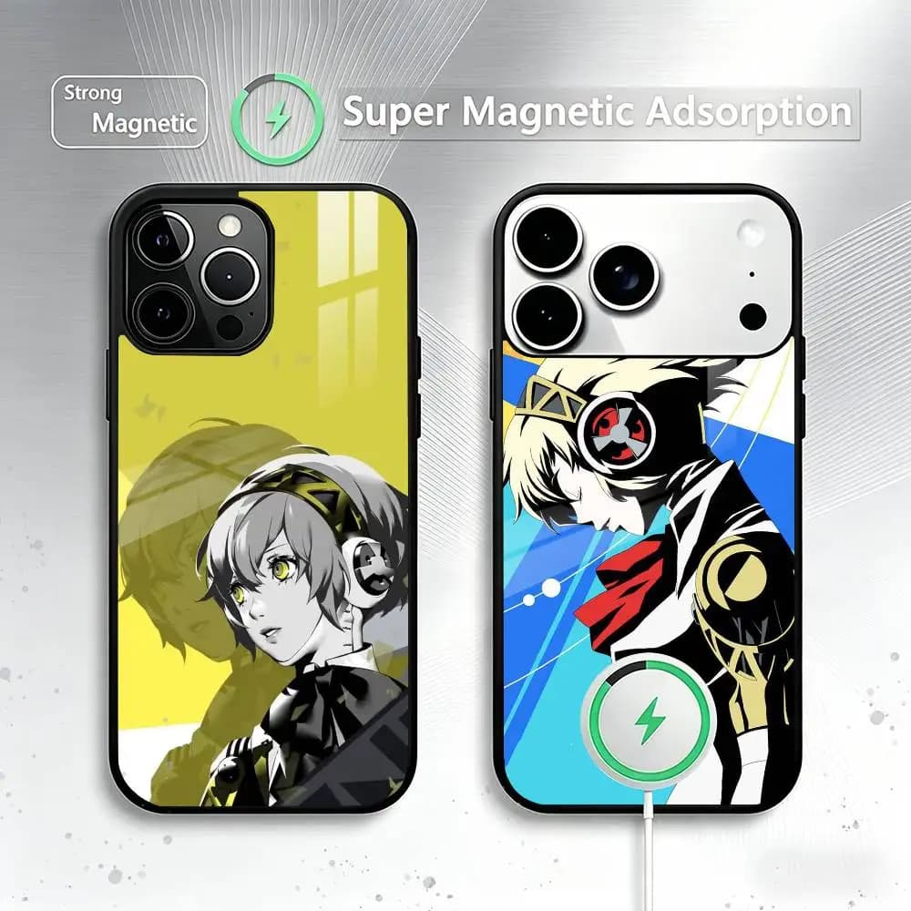 Game p-Persona 3 A-Aigis Phone Case For iPhone17,16,15,14,13,12,11 Plus,Pro Allows magnetic wireless charging