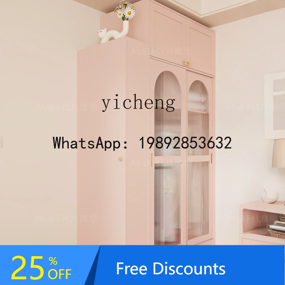 AA  bedside combination wardrobe large capacity  household side storage cabinet with mirror thin cabinet cosmetic cabinet
