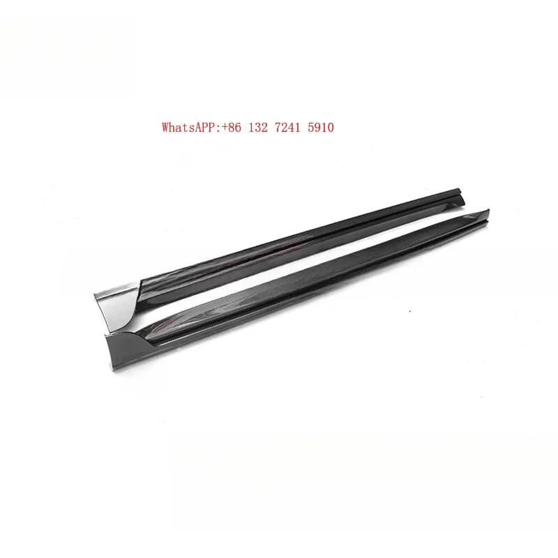 Top Quality Upgrade  Style Dry Carbon Fiber Car Side Skirt