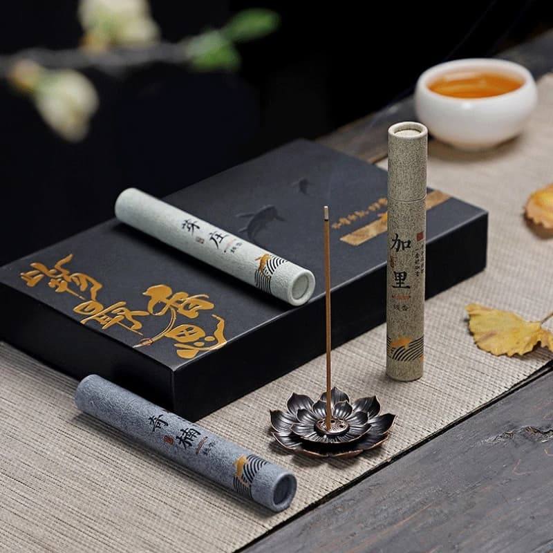 12 Types Natural Incense Sticks per Box Sandalwood Osmanthus Home Aroma Fragrance Blessing Ceremony Prayer Buddha Cense