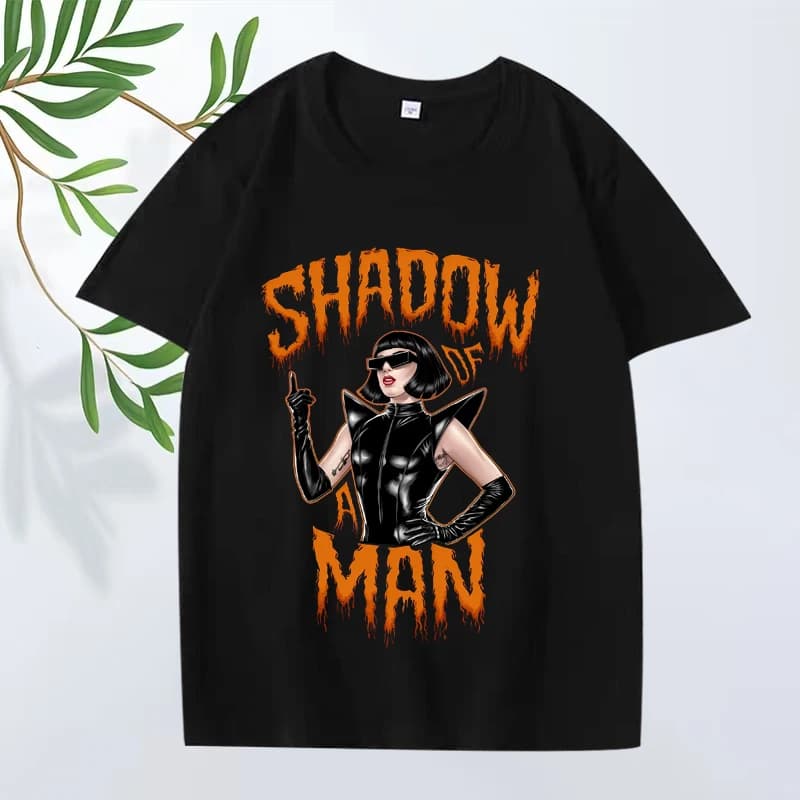 lady gaga fashion y2 graphic T Shirts 2025 men ’s women Oversized 100% Cotton streetwear short sleeve Summer print Unisex shirt
