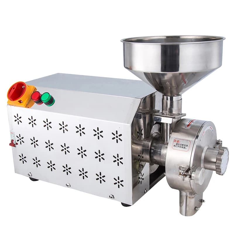 Electric Wheat Flour Mill Electric Rice Grinder Machine For Home Commercial Industrial Grain Mill Grinder Machine For Food