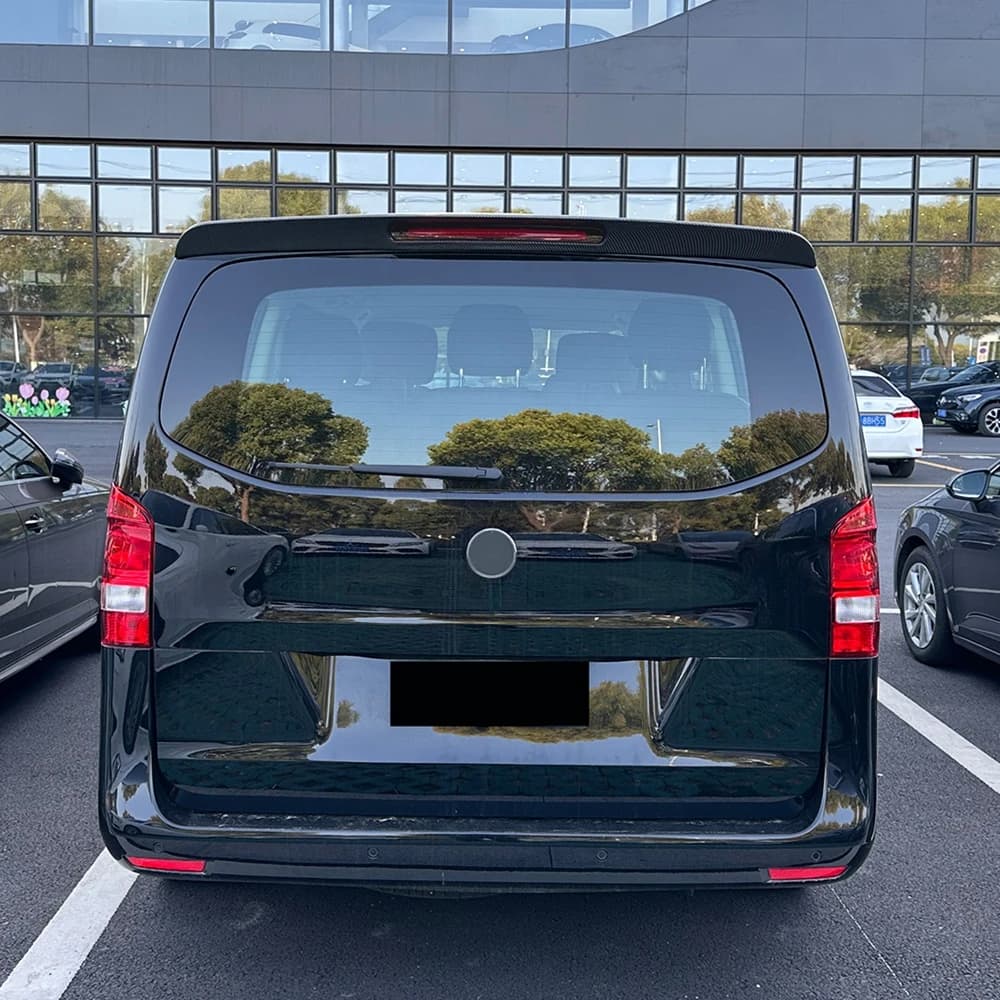 For Mercedes Benz V Class W447 VITO 2016 2017 2018 2019 2020 2021 2022 2023 Rear Trunk Spoiler Body Kit Roof Lip Trim Tail Wing