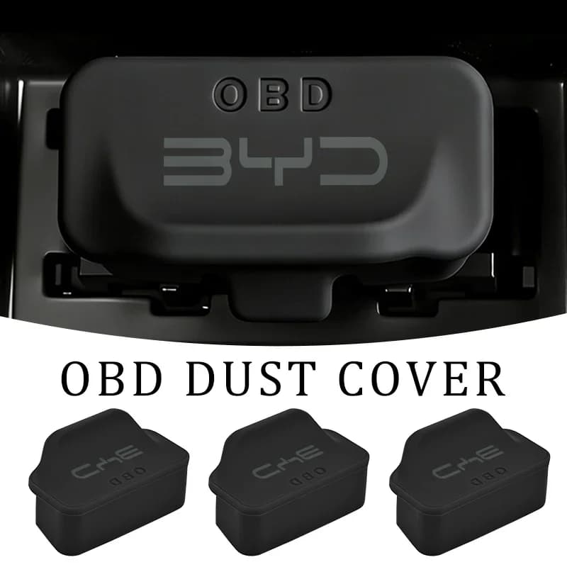 For BYD Atto F0 G3 I3 Ea1 F3 E6 Yuan Plus Song Car OBD Interface Protective Cover Silicone Dust Covers Interior Trim Accessories
