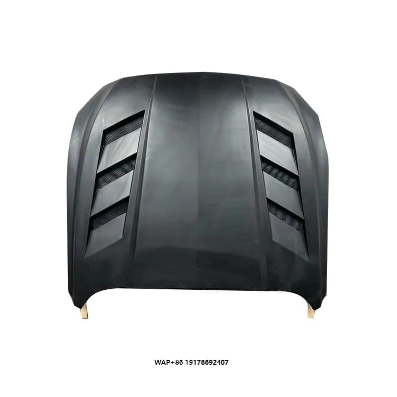 High Quality Carbon Fiber AC Style Radiator Cover forFord Mustang 2018-2023 Front Engine Valve Cover