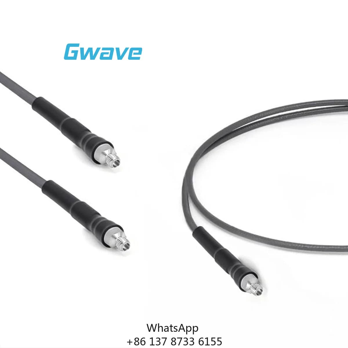 U12-110G Series 1.0mm Female To Female Coaxial Cable For DC-110GHz Communications Low Loss & Phase Stable Flexible