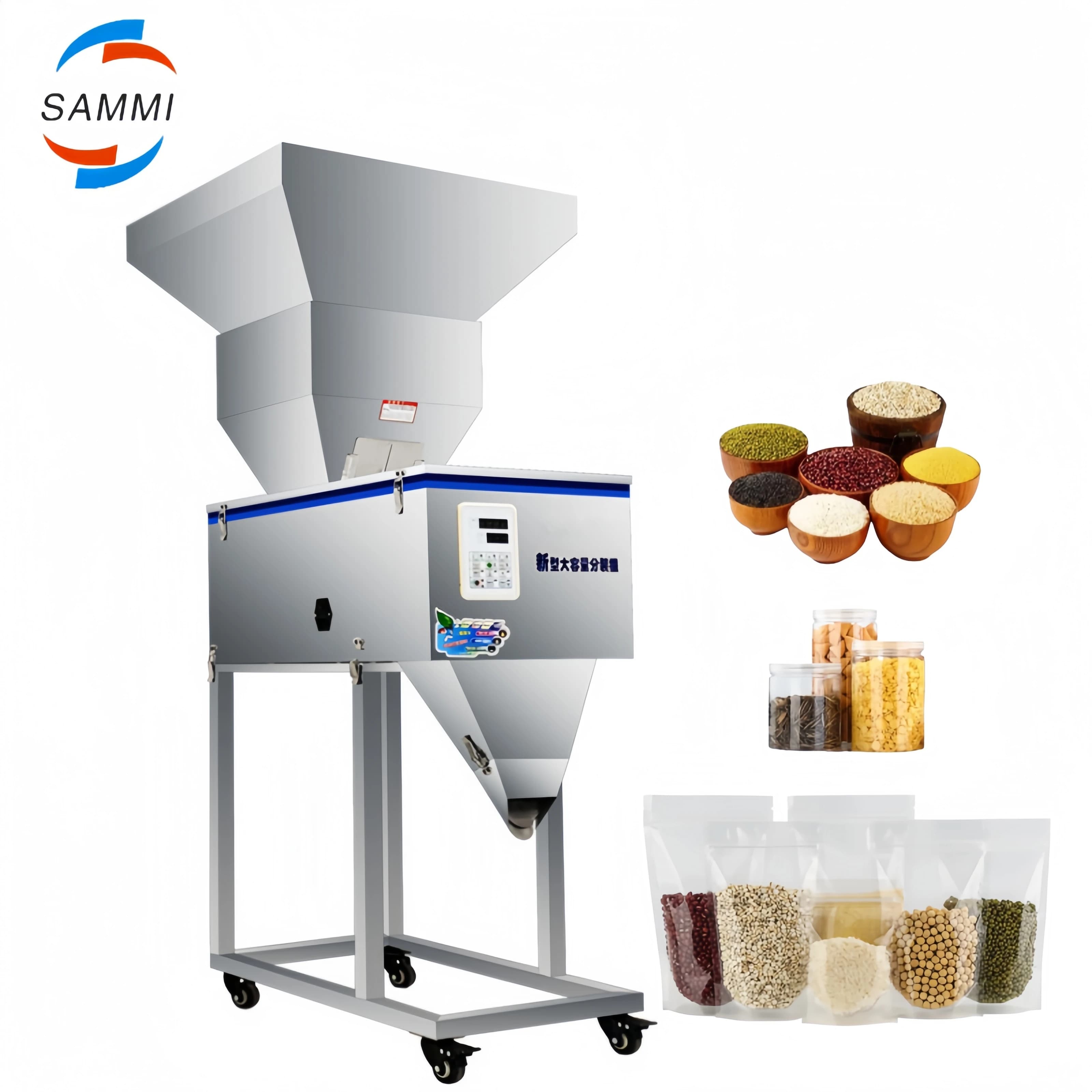 High Quality 2500g Dry Spice Powder Filling Machine Granule Dispenser For Tea Grain Nut Sugar Salt