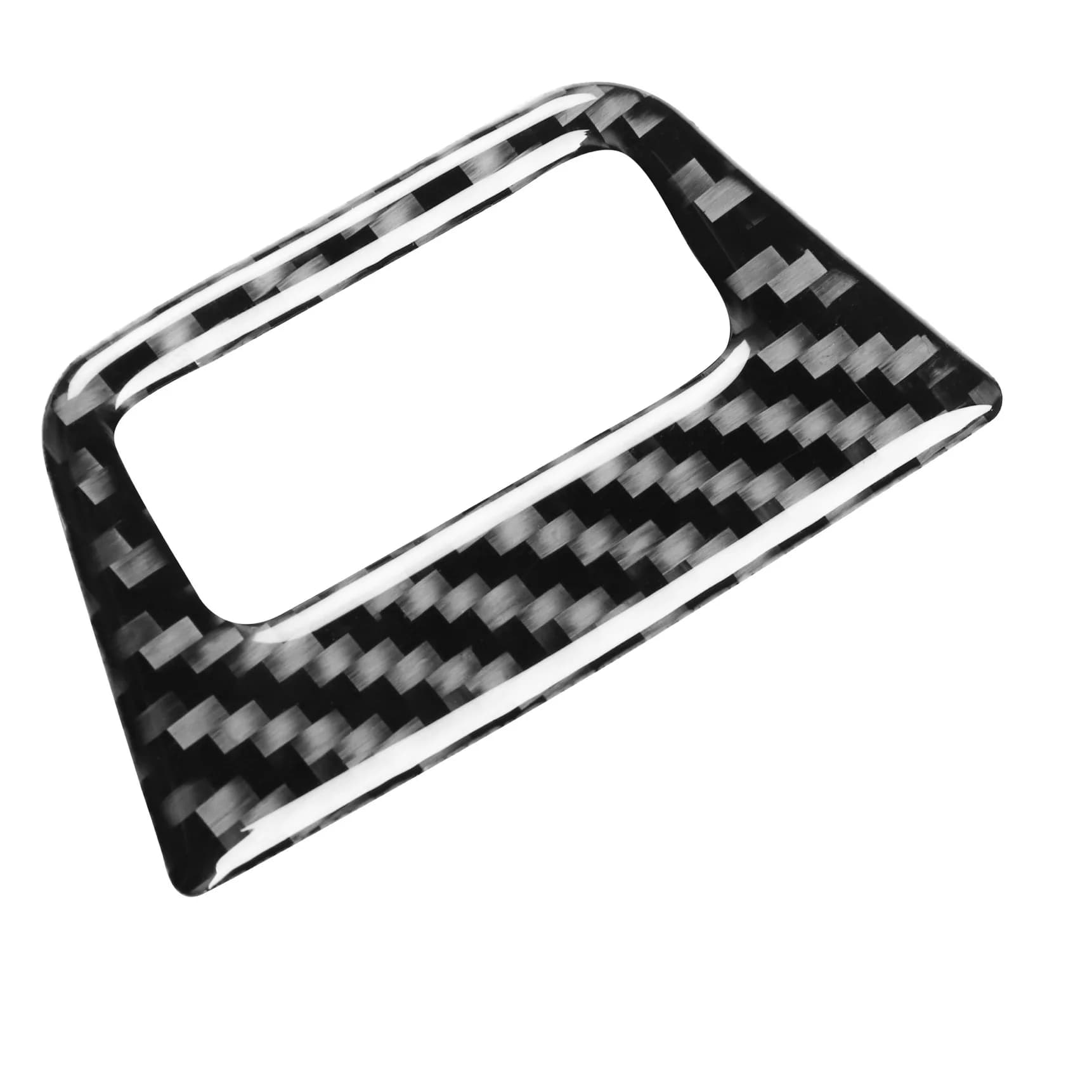 Car Trunk Switch Button Cover Interior Decoration Sticker Carbon Fiber For Audi Q7 2007 2008 2009 2010 2011 2012 2013 2014 2015