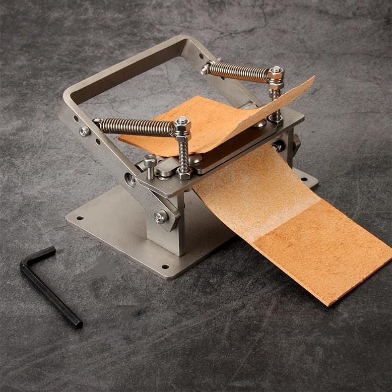 DIY Manual Leather Separator Peeler Peeler Handle Leather Peeler Leather Kit