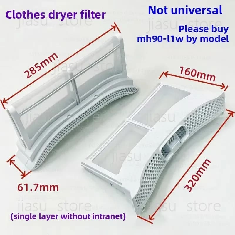 1PC Suitable for  Dryer Filter MH90-L1W Clothes Dryer Lint Cotton Fluff Collection Box
