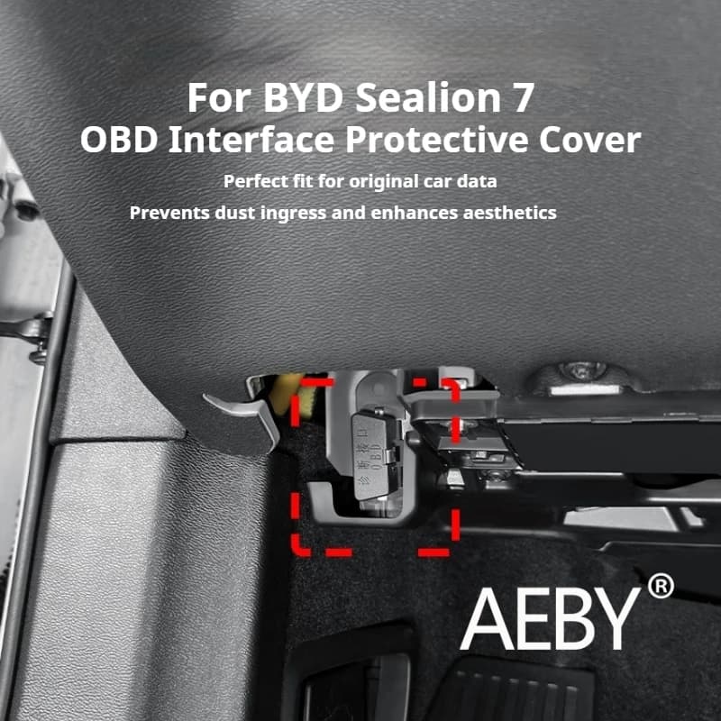 AEBY For BYD Sealion 7 2024 OBD Connector Protective Cap Custom Fit Dust Plug for Diagnostic Interface, Auto Interior Part