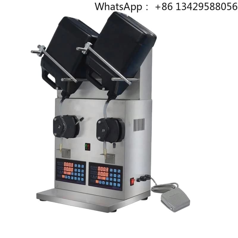 Electrically Driven New Condition Semi-Automatic Bottle Filling Machine Syrup Nail Gel Polish Essential Oil Table Top Glass