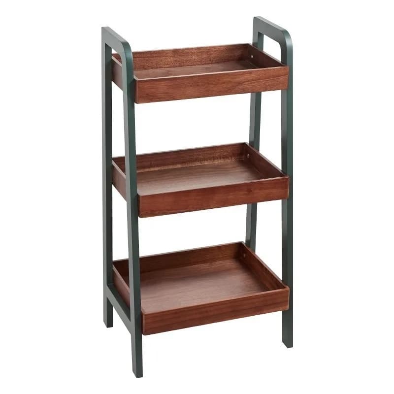 Shelf storage rack, solid wood multi-layer floor, storage shelf
