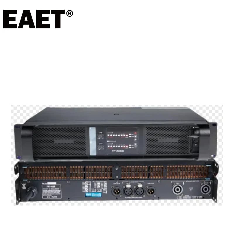 FP14000  Dj Sound System  2 Channel 14000 Watt Professional Audio Power Amplifier Class-TD