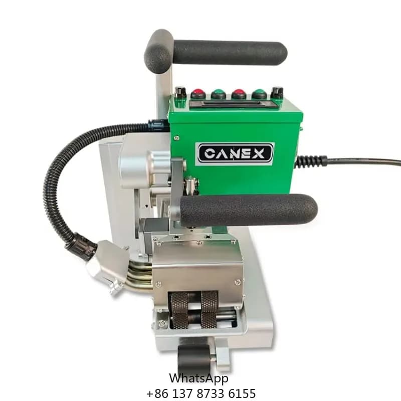 CX300 Automatic HDPE PVC Coil Climbing Welding Machine 0.5-1.5mm Geomembrane Welder 220V New Condition