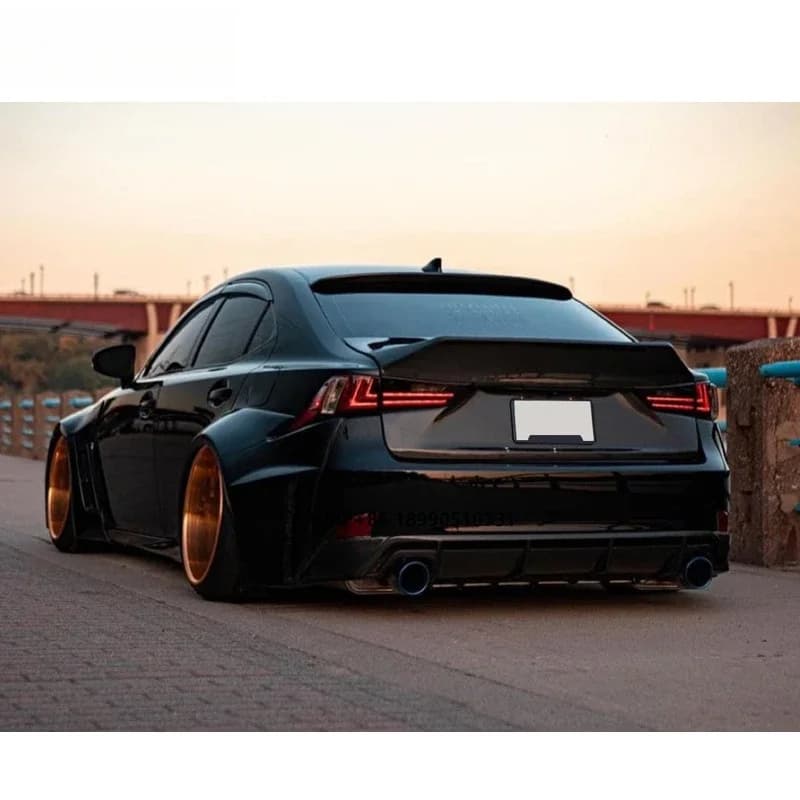 For Lexus IS Carbon Fiber Trunk Lid 13-17 Lexus IS 250 350 Special Carbon Fiber Tailgate Rear Tailgate Decoration