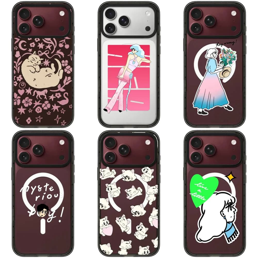 6091627 Impact Black Border Magnetic Case: Compatible with IPhone 18 17 16 15 14 13 Pro Max 17 Air