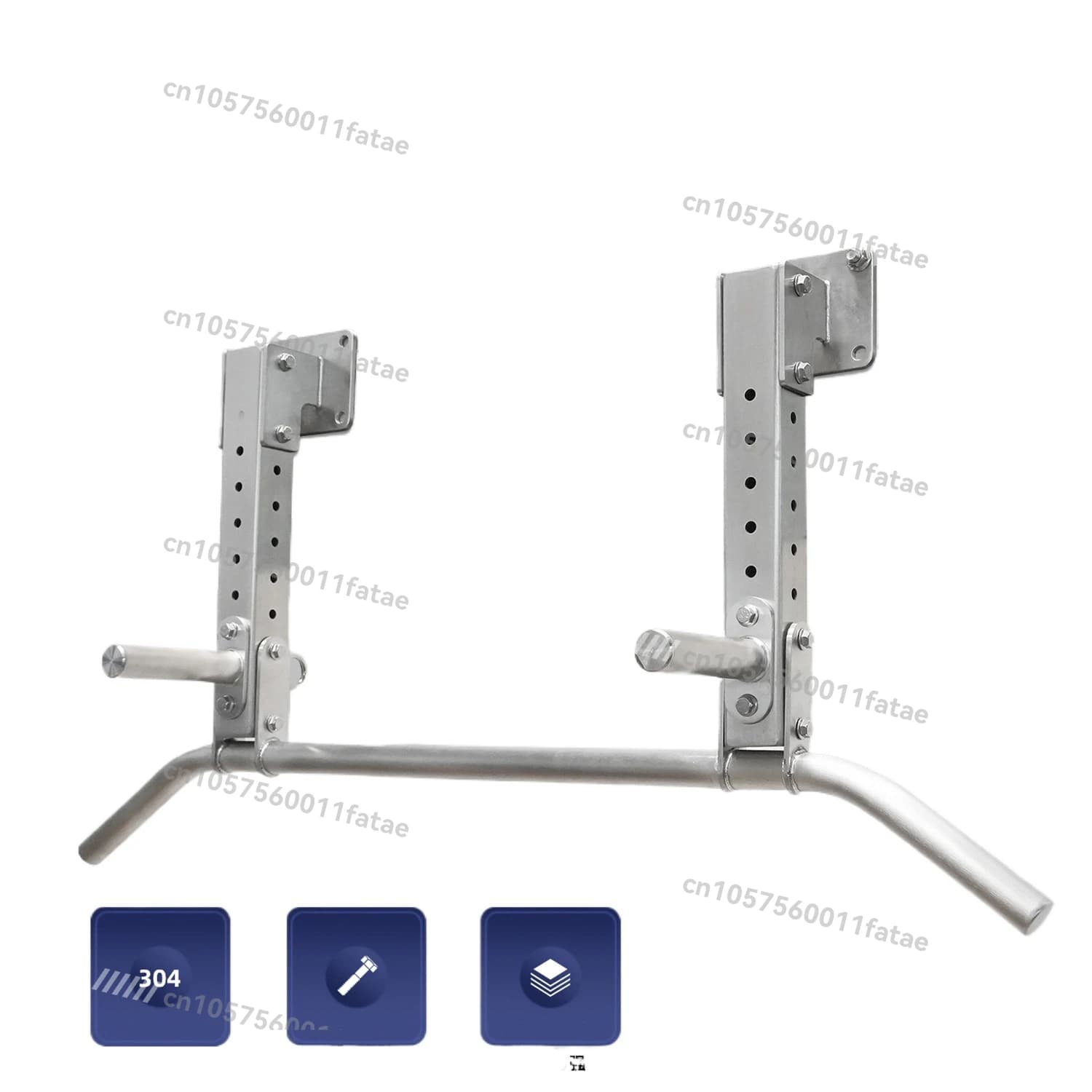 Stainless Steel Pull-up Ring Horizontal Bar Household Indoor Punching Swing Fitness Equipment
