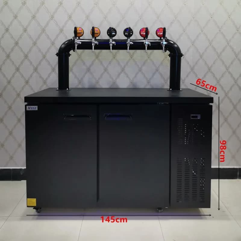 Yahei air-cooled draft machine craft refrigeration equipment fresh-keeping cabinet machine commercial draft beer machine